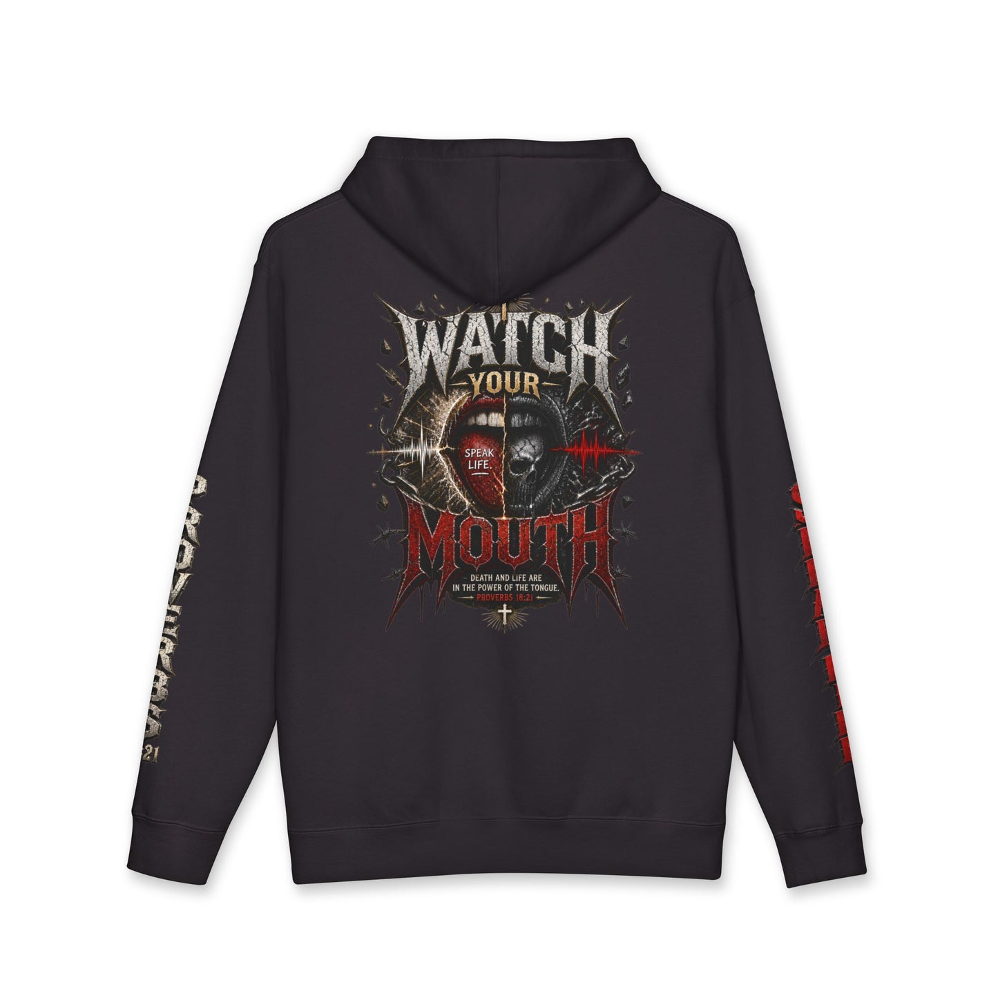 Watch Your Mouth Proverbs 18:21 Hoodie