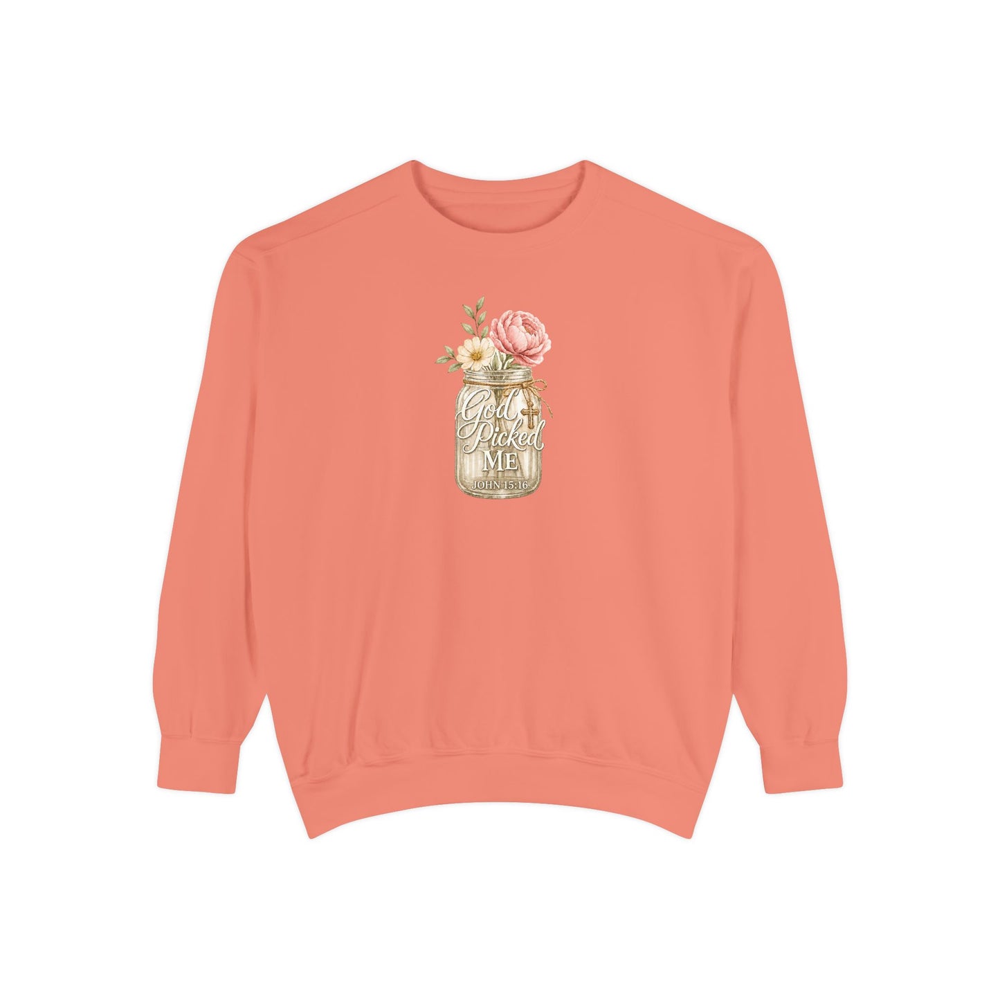 God Picked Me | Garment-Dyed Sweatshirt