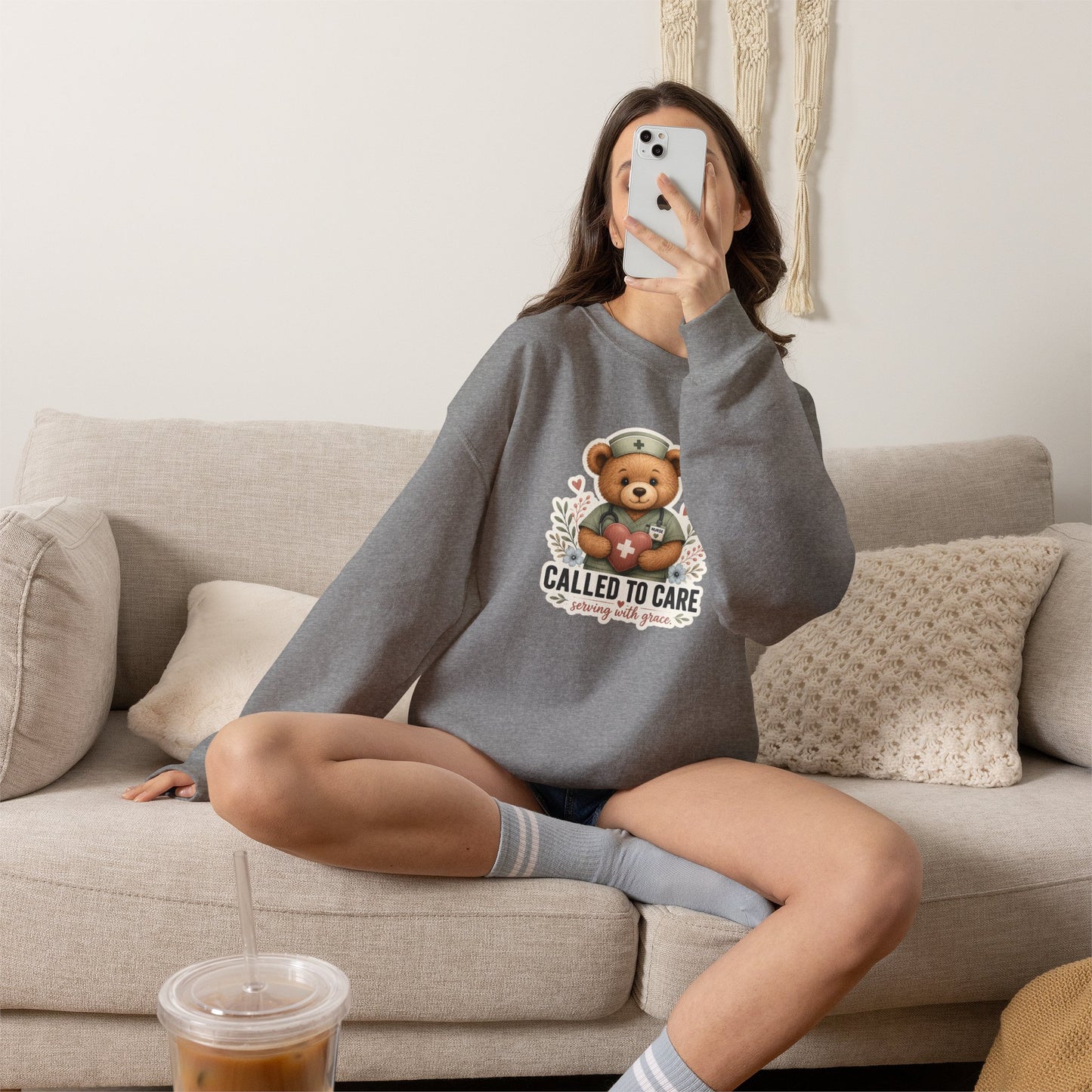 Called To Care | Crewneck Sweatshirt