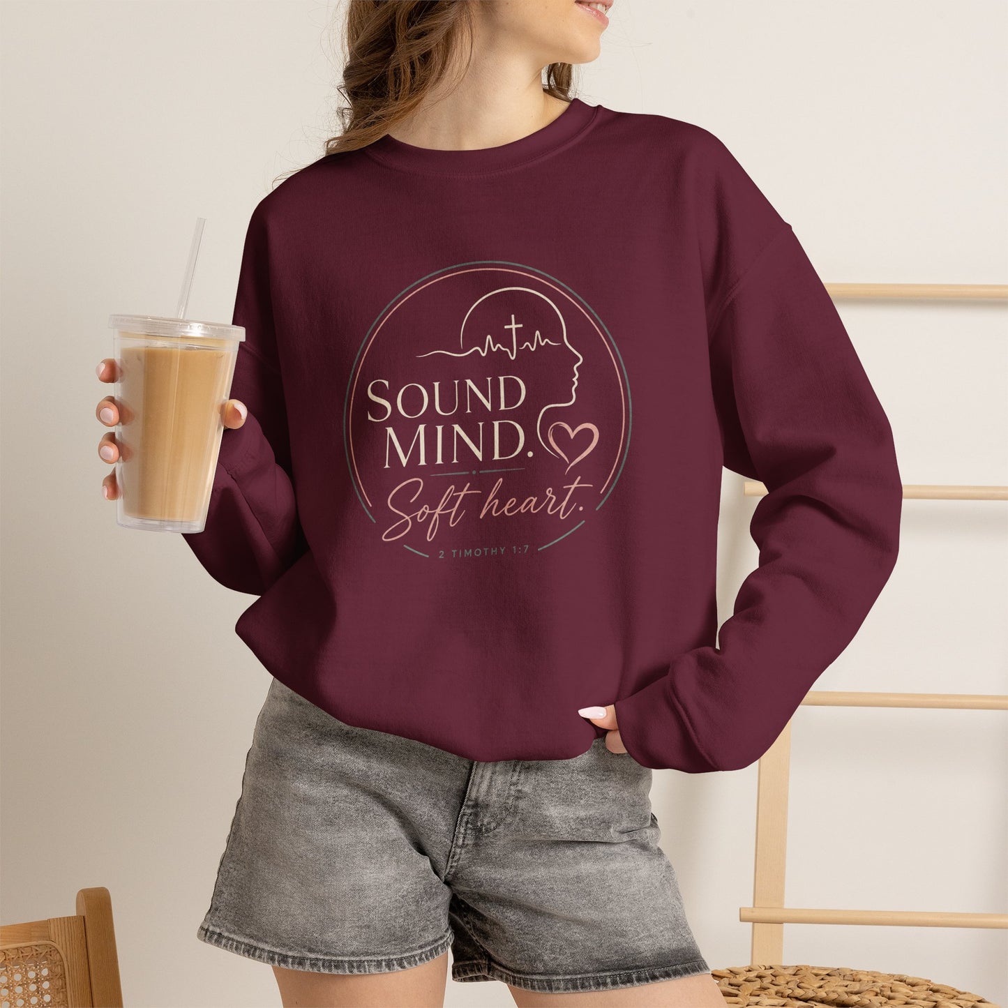 Sound Mind Soft Heart | Crewneck Sweatshirt