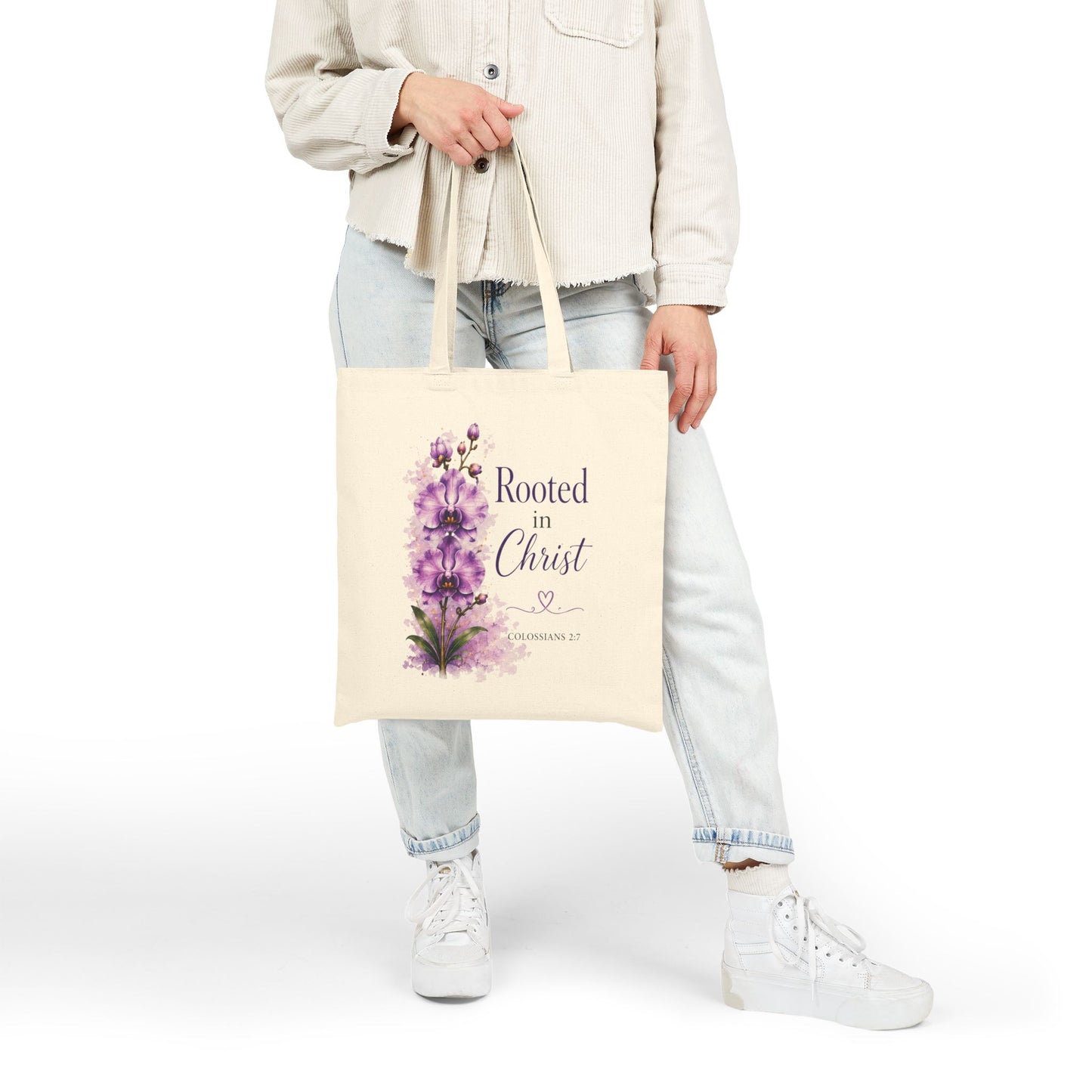 Rooted in Christ | Canvas Tote Bag