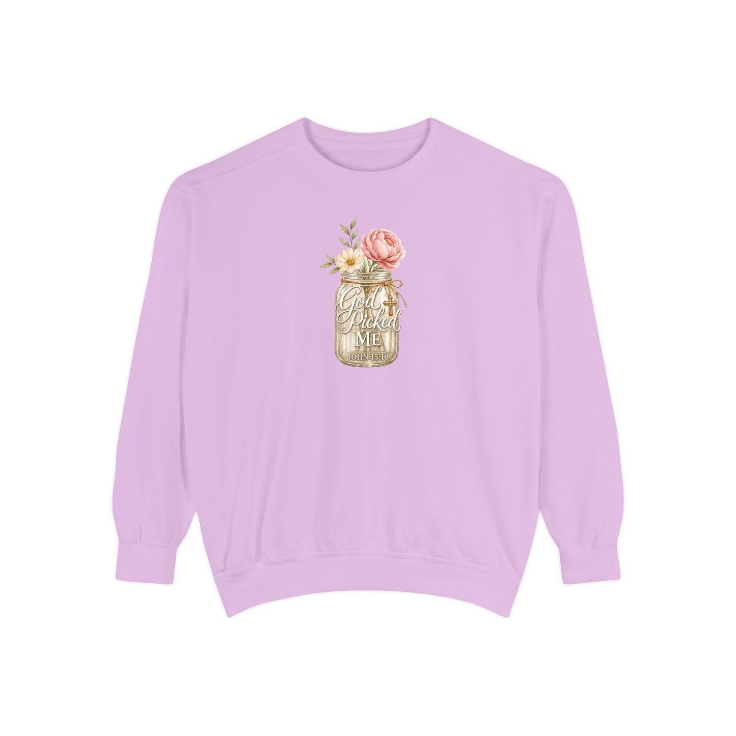 God Picked Me | Garment-Dyed Sweatshirt