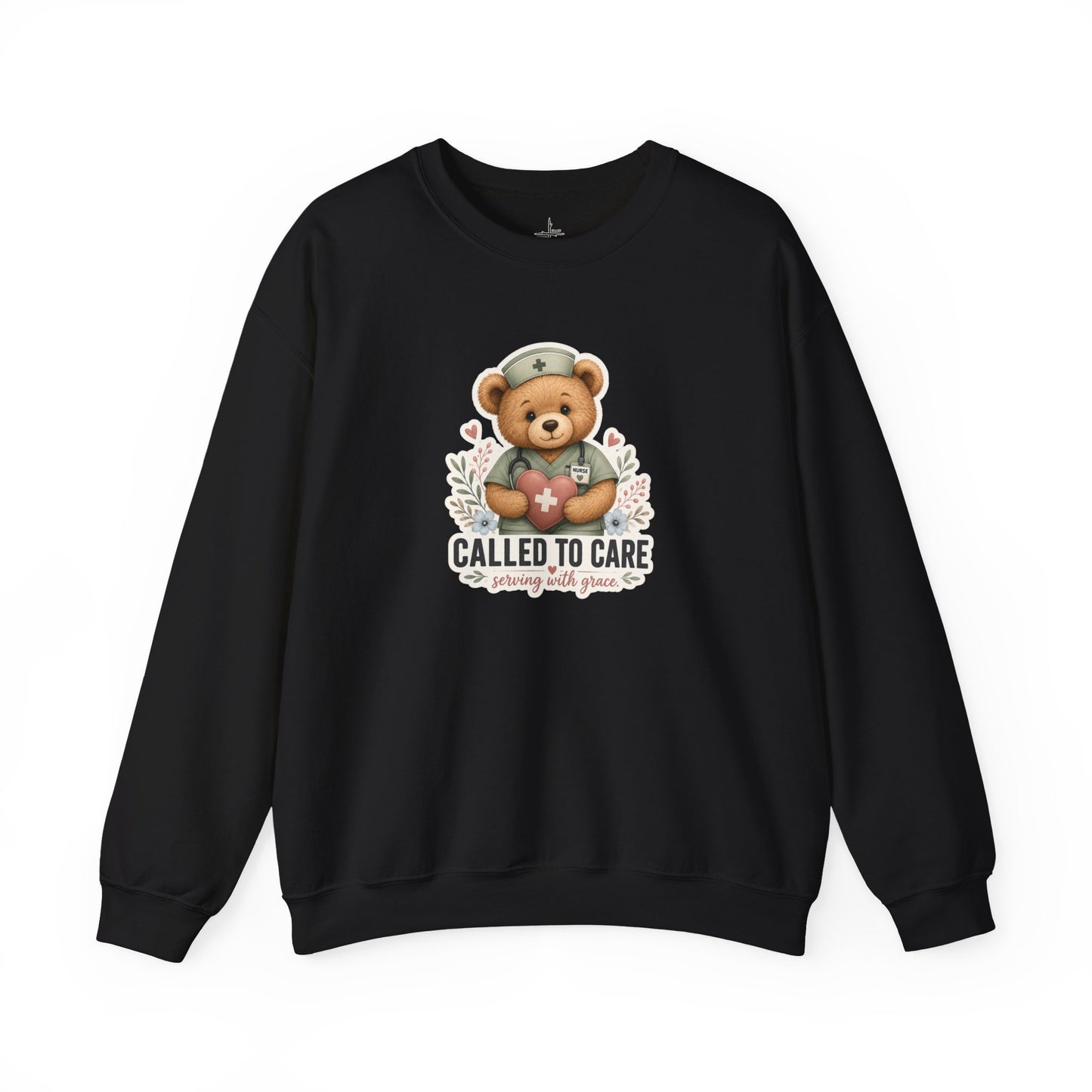 Called To Care Christian Nurse Graphic Crewneck Sweatshirt