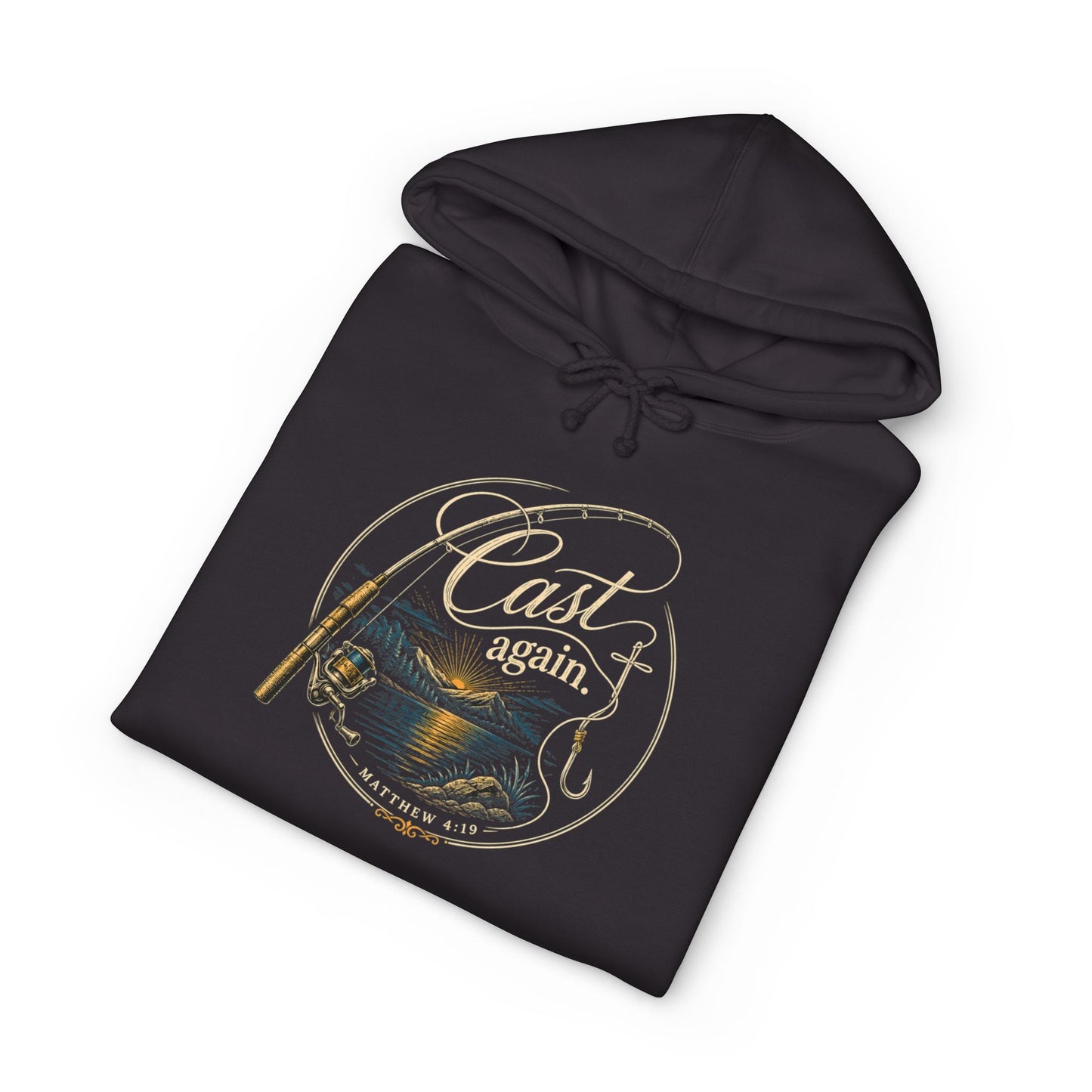 Cast Again | Christian Fishing Hoodie