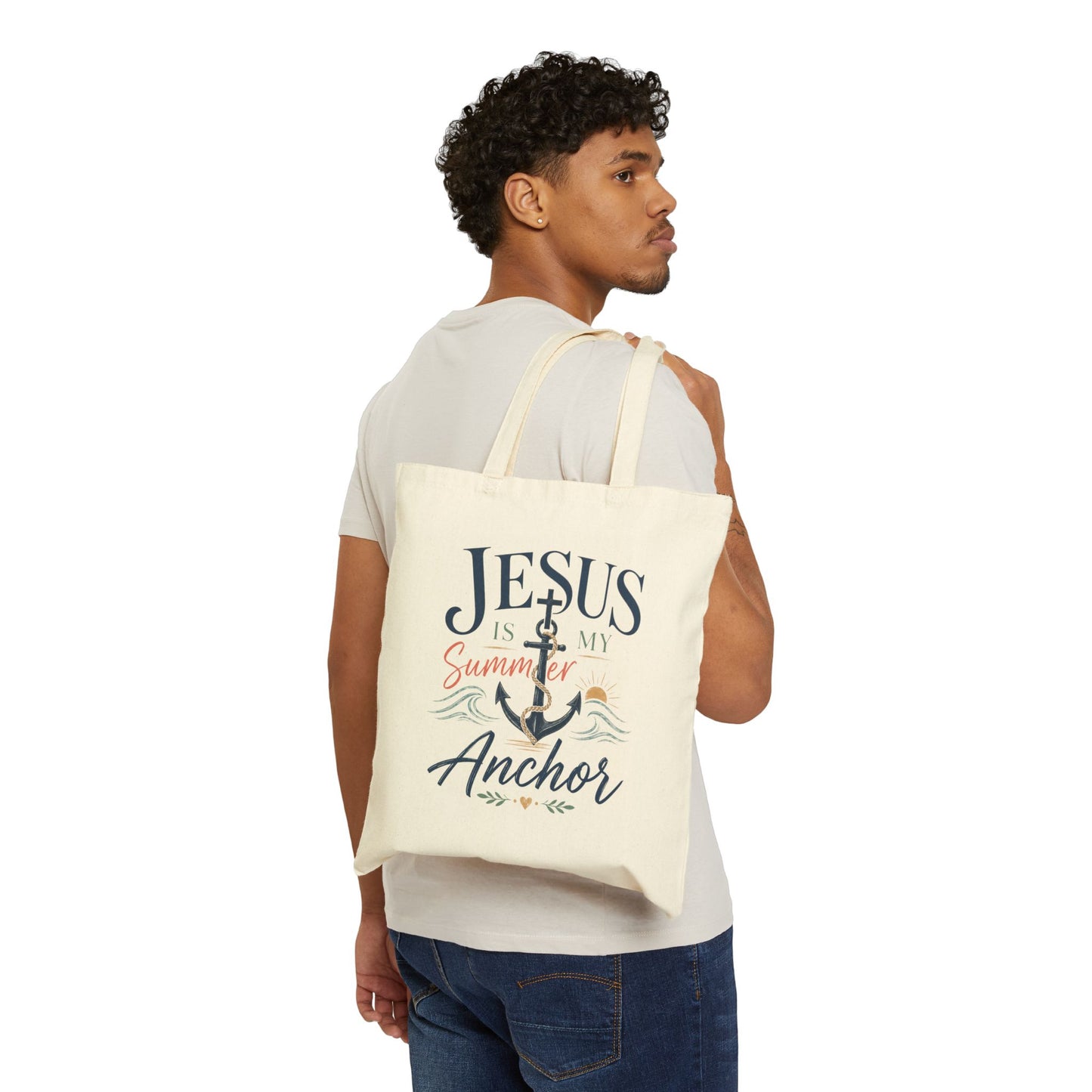 Jesus Is My Summer Anchor | Tote Bag