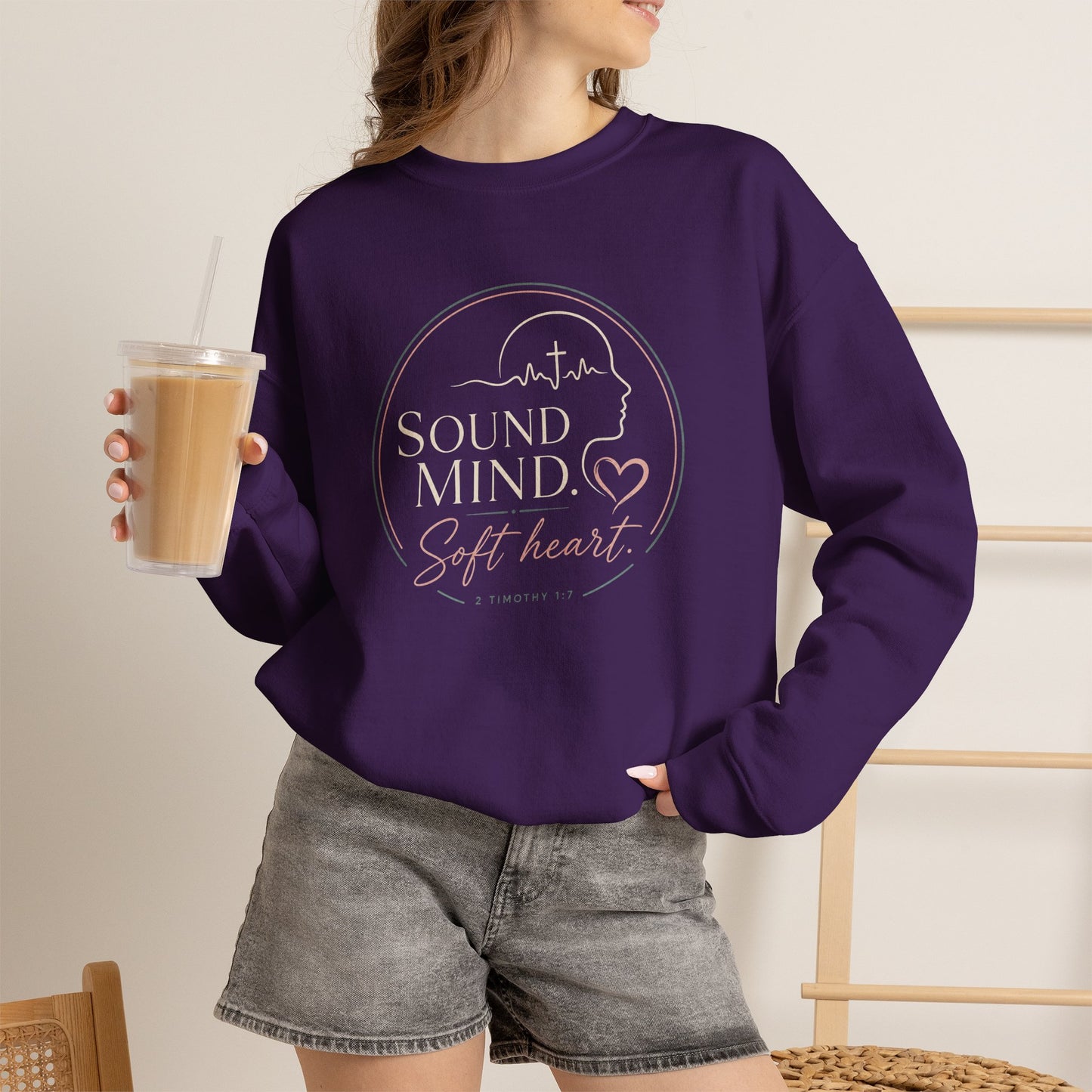 Sound Mind Soft Heart | Crewneck Sweatshirt