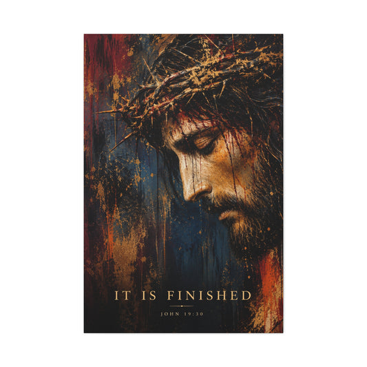 It Is Finished | Stretched Canvas Wall Art