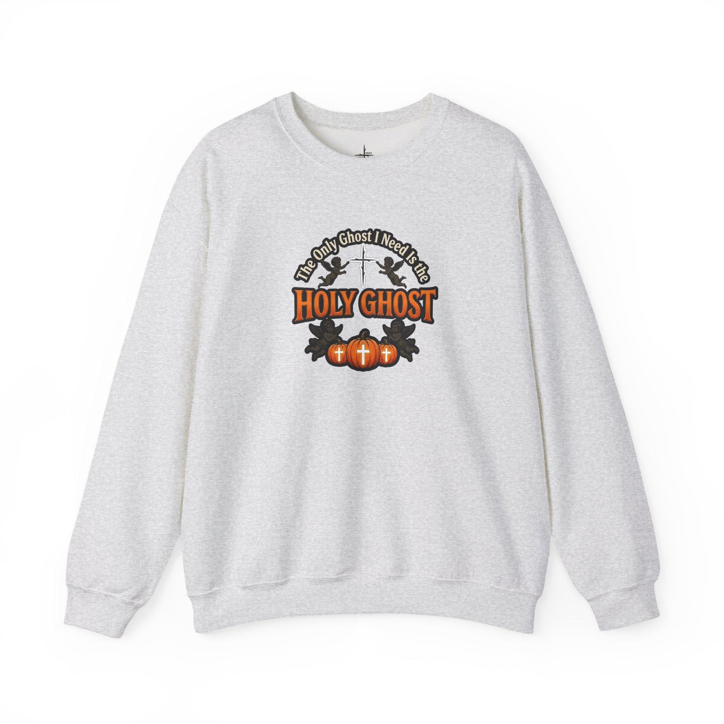 Holy Ghost Christian Halloween Graphic Crewneck Sweatshirt