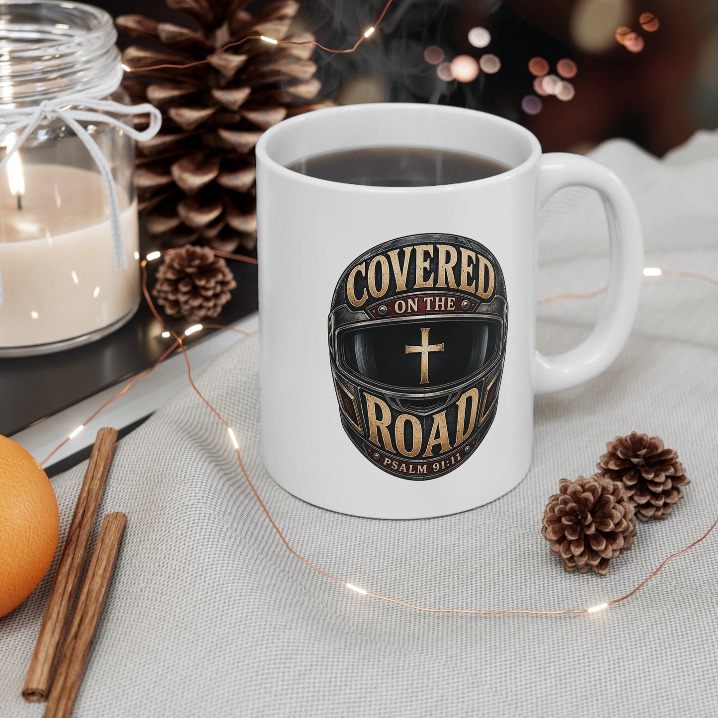 Covered On The Road | Ceramic Coffee Mug