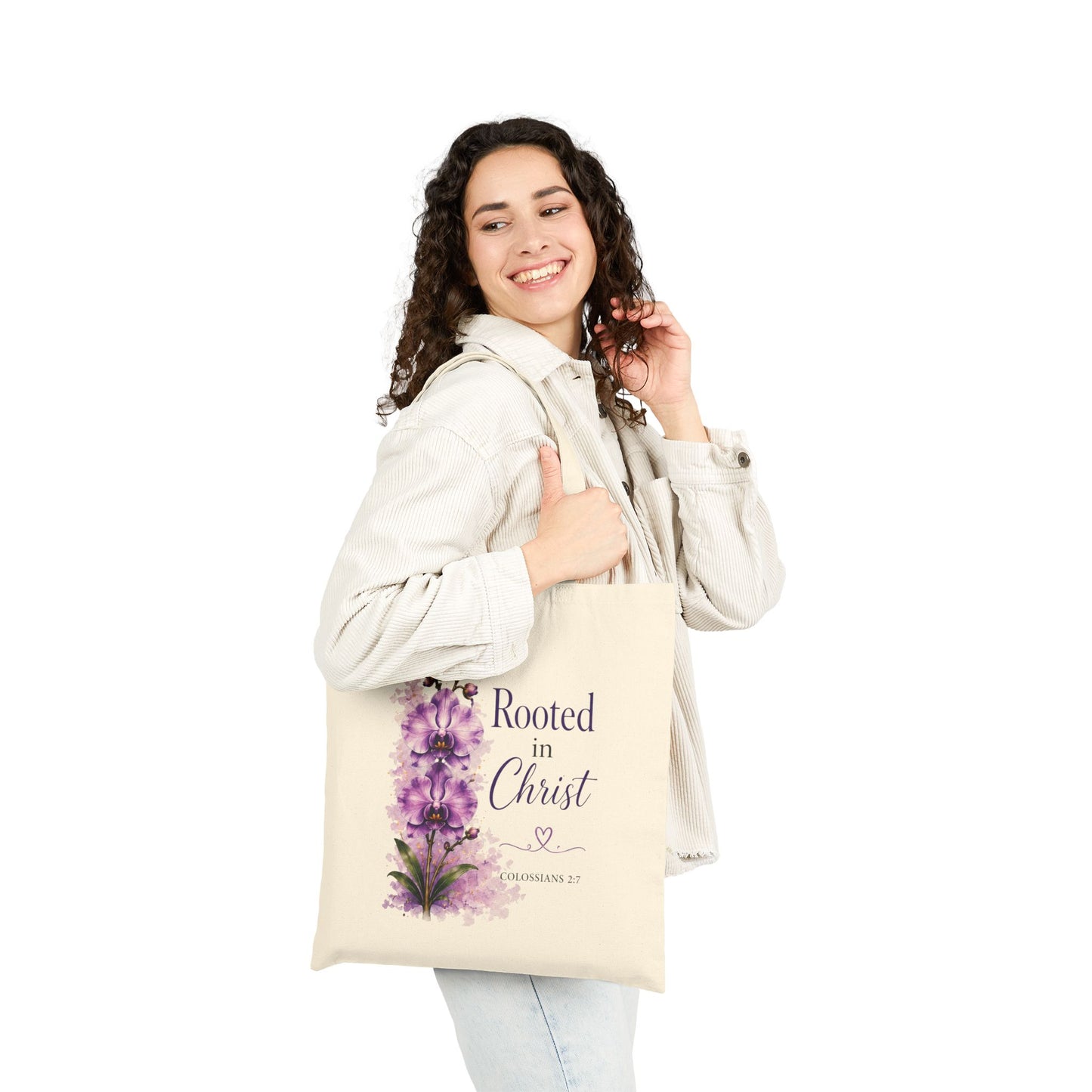 Rooted in Christ | Canvas Tote Bag