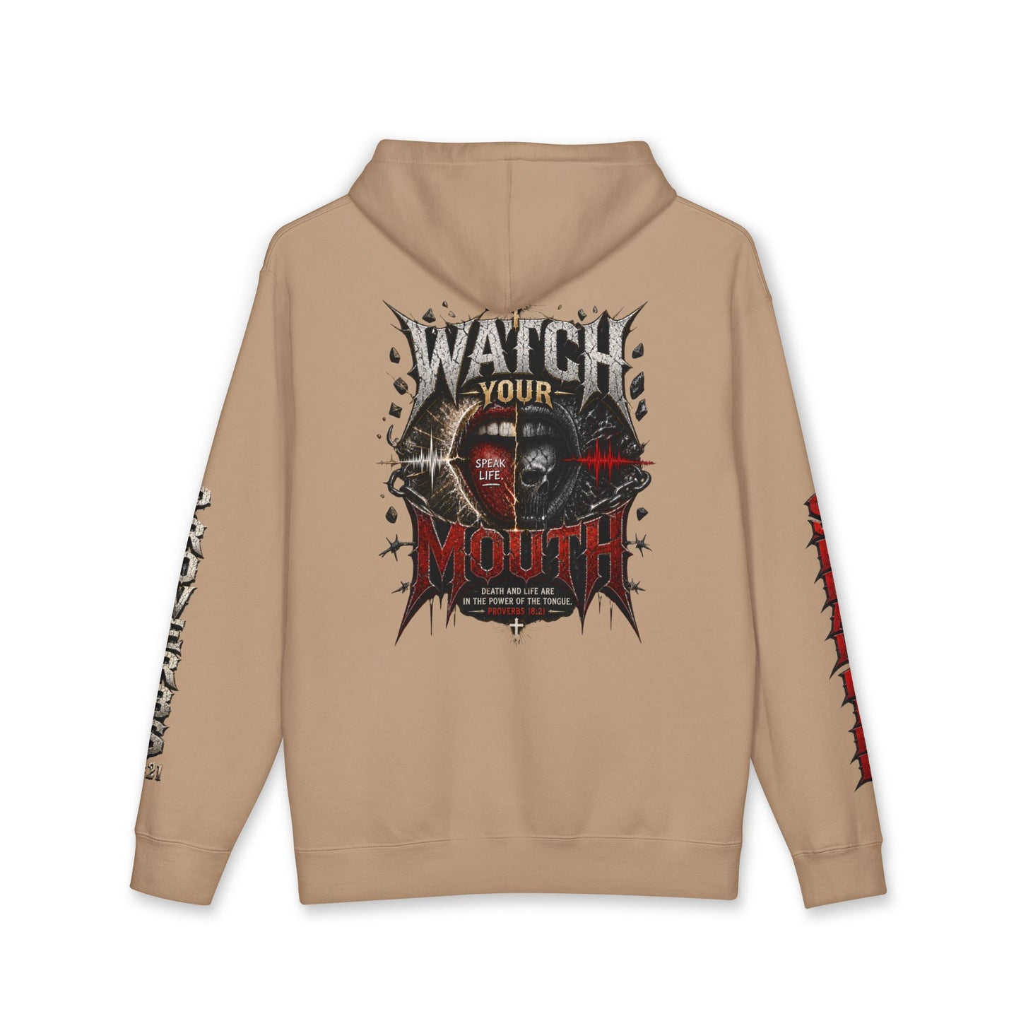 Watch Your Mouth Proverbs 18:21 Hoodie