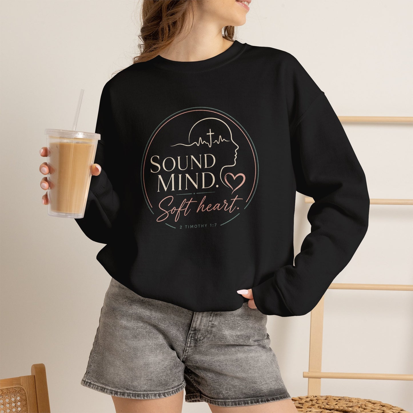 Sound Mind Soft Heart | Crewneck Sweatshirt