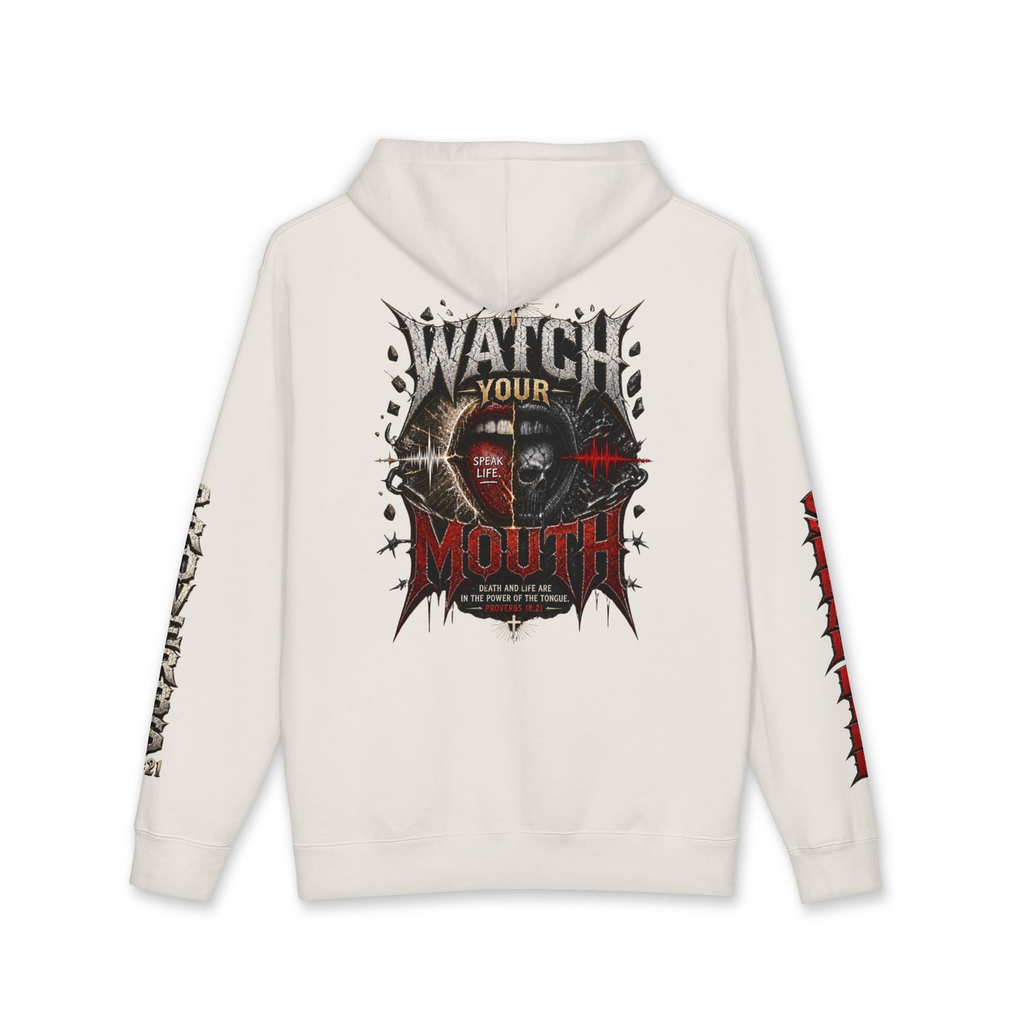Watch Your Mouth Proverbs 18:21 Hoodie