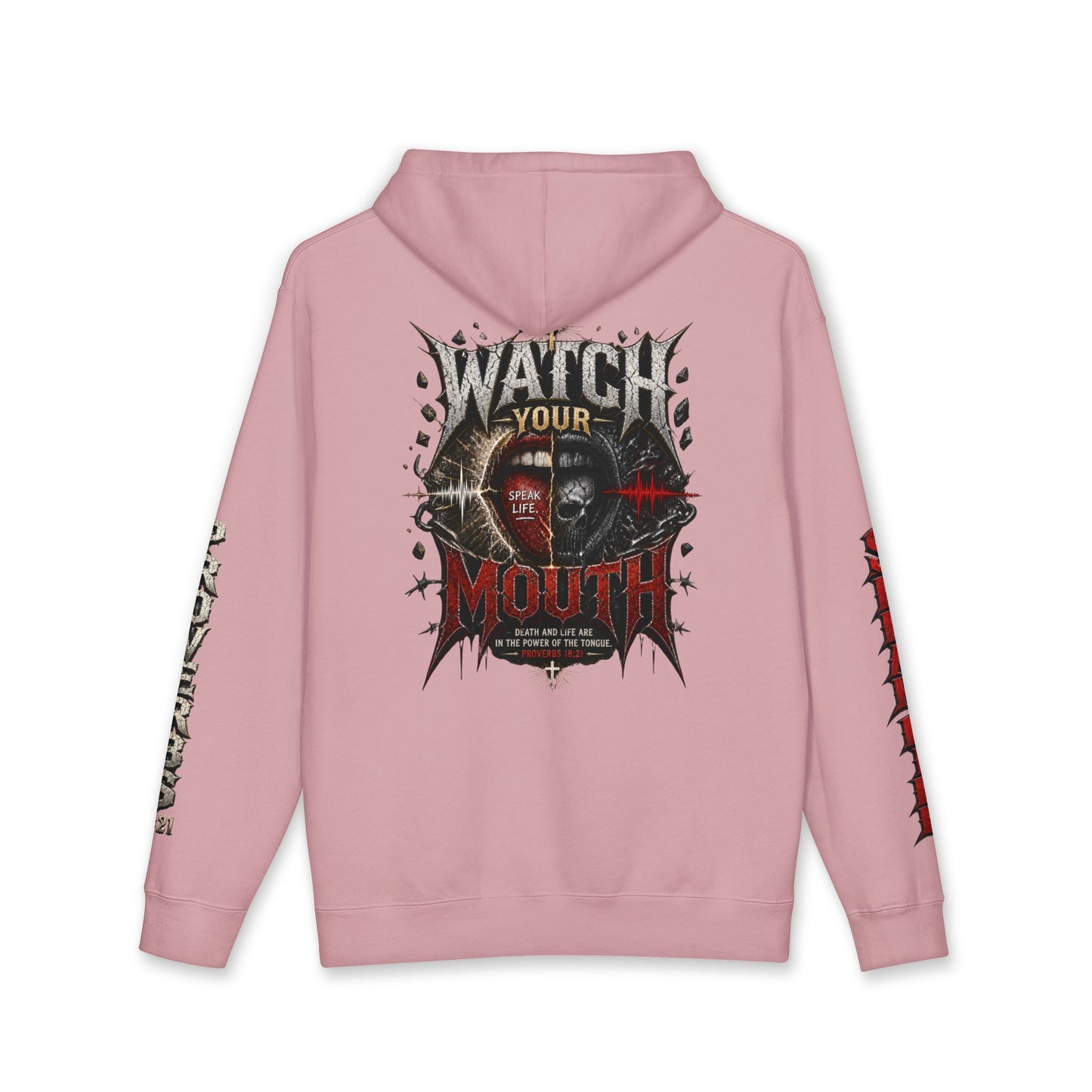 Watch Your Mouth Proverbs 18:21 Hoodie