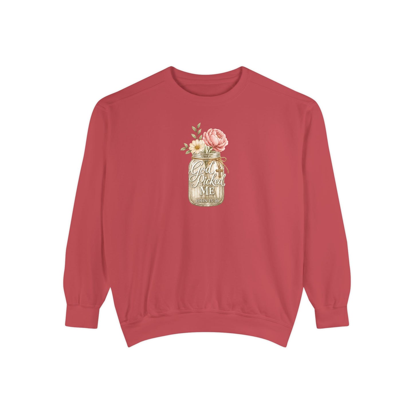 God Picked Me | Garment-Dyed Sweatshirt