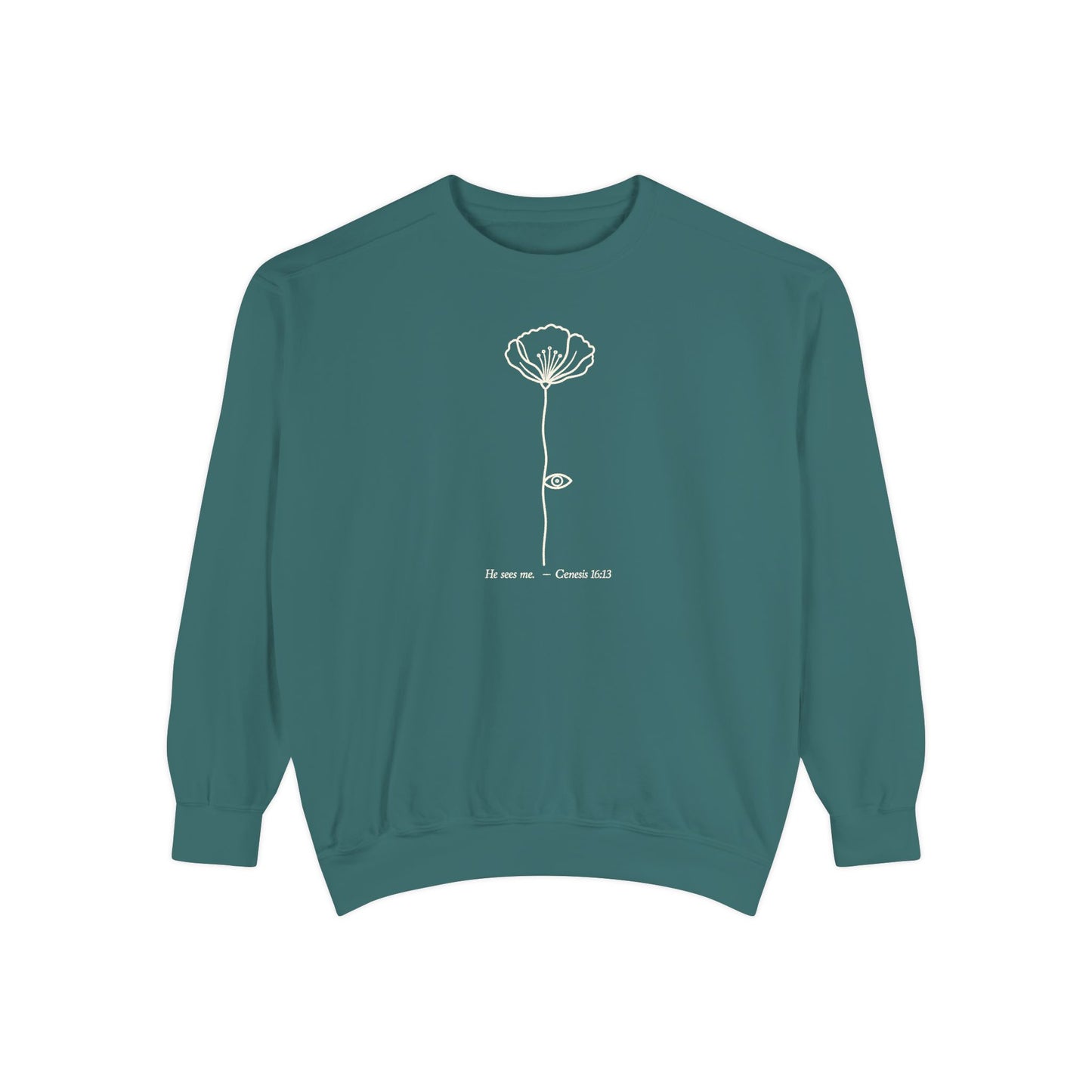 He Sees Me DTG Women's Sweatshirt