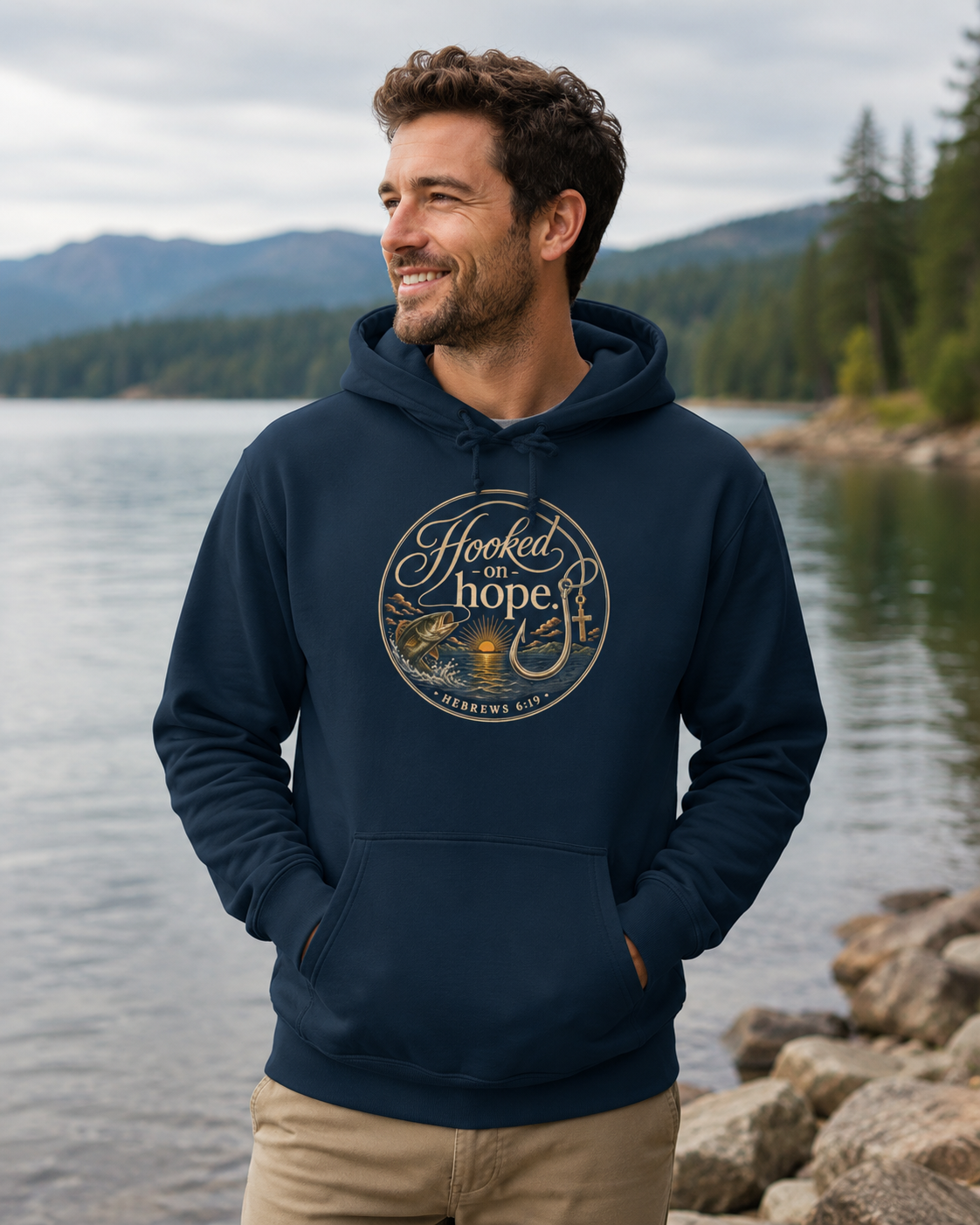 Hooked On Hope | Heavyweight Hooded Sweatshirt