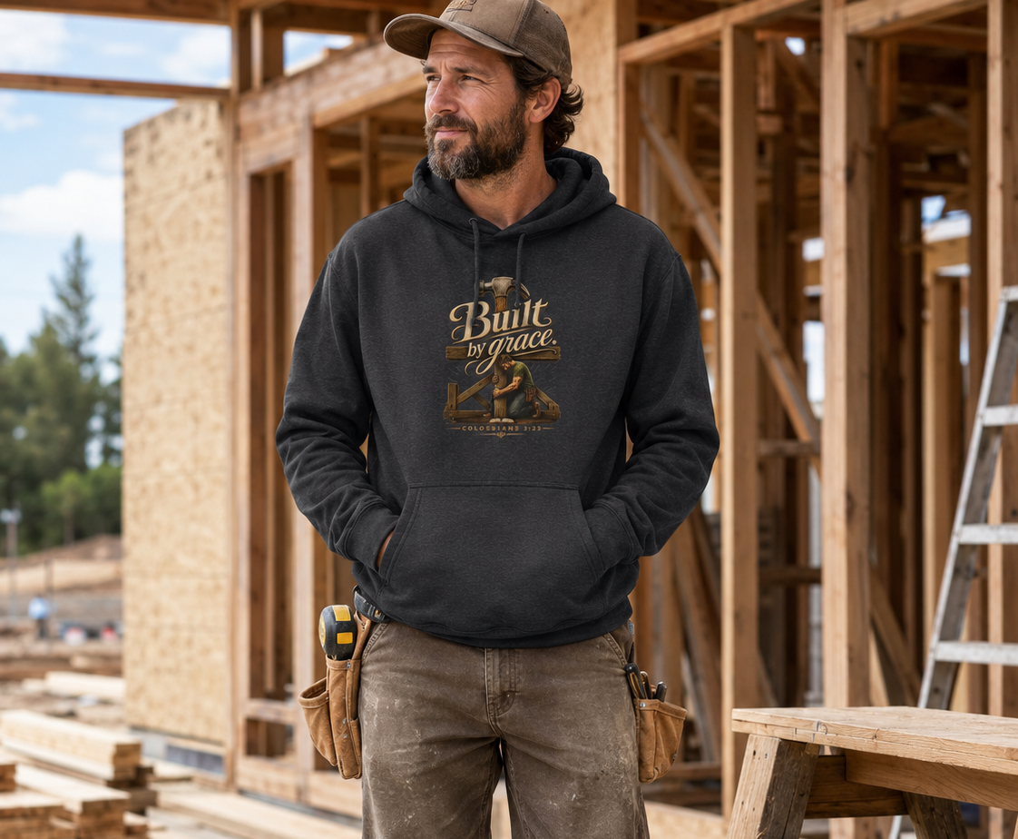 Built By Grace | Hooded Sweatshirt
