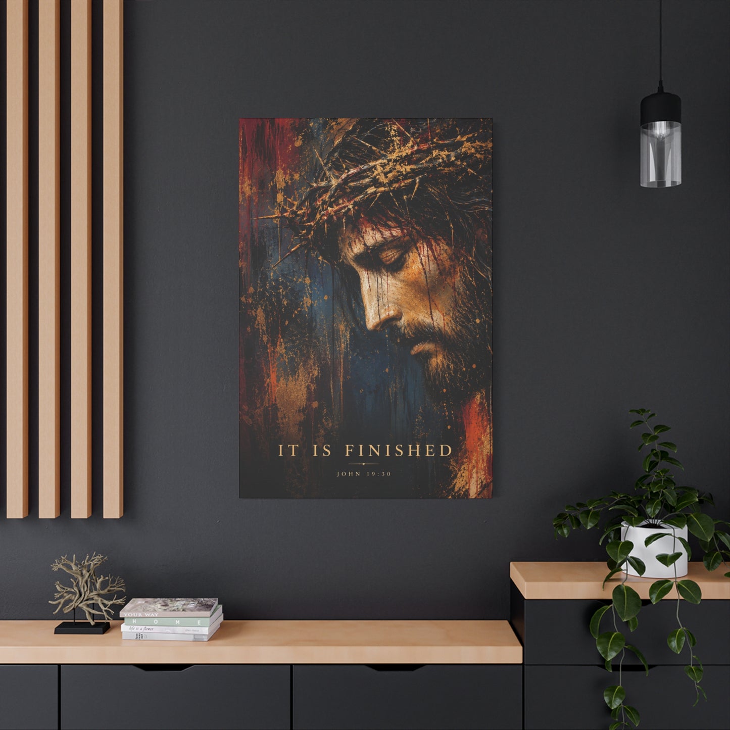 It Is Finished | Stretched Canvas Wall Art