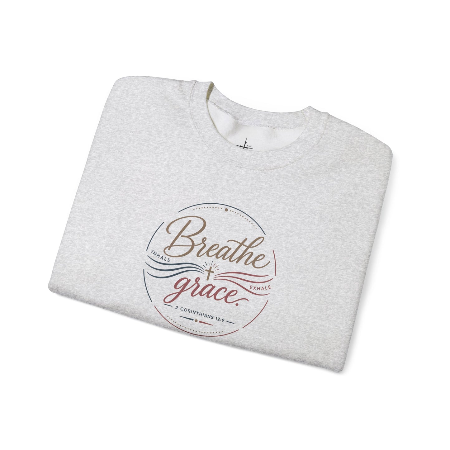 Breathe Grace | Crewneck Sweatshirt