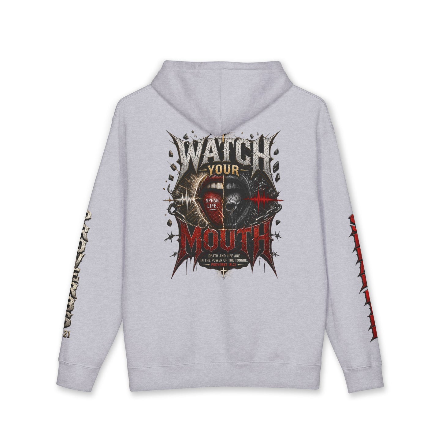 Watch Your Mouth Proverbs 18:21 Hoodie