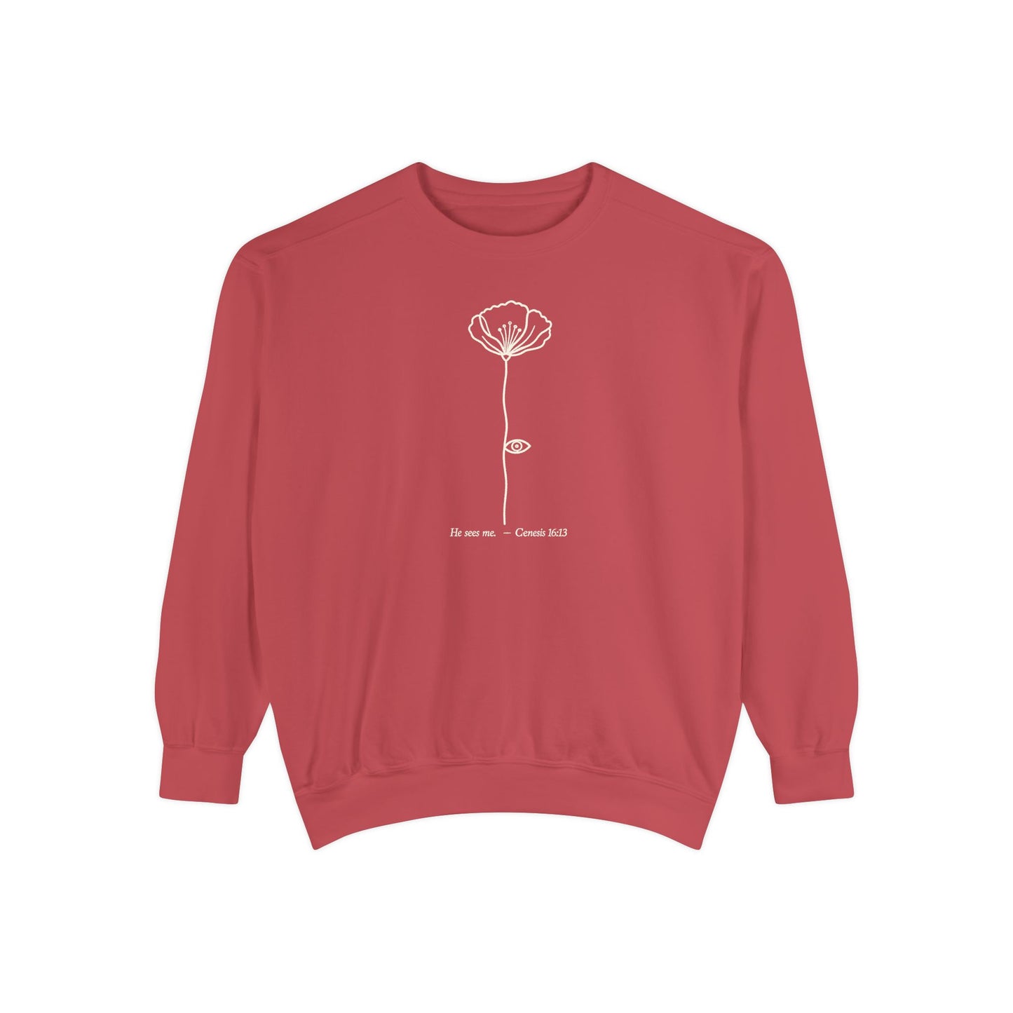He Sees Me DTG Women's Sweatshirt