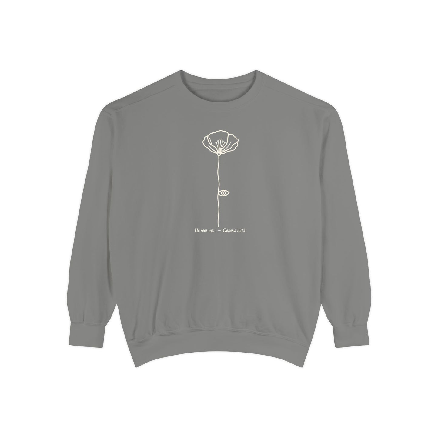 He Sees Me DTG Women's Sweatshirt