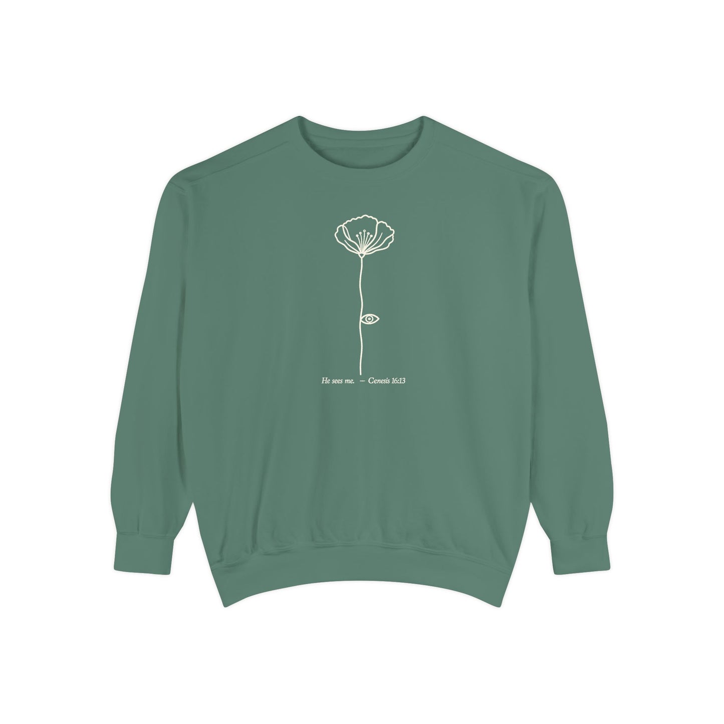 He Sees Me DTG Women's Sweatshirt