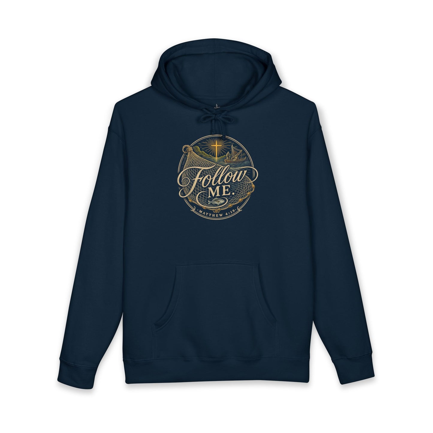 Follow Me | Christian Fishing Hoodie
