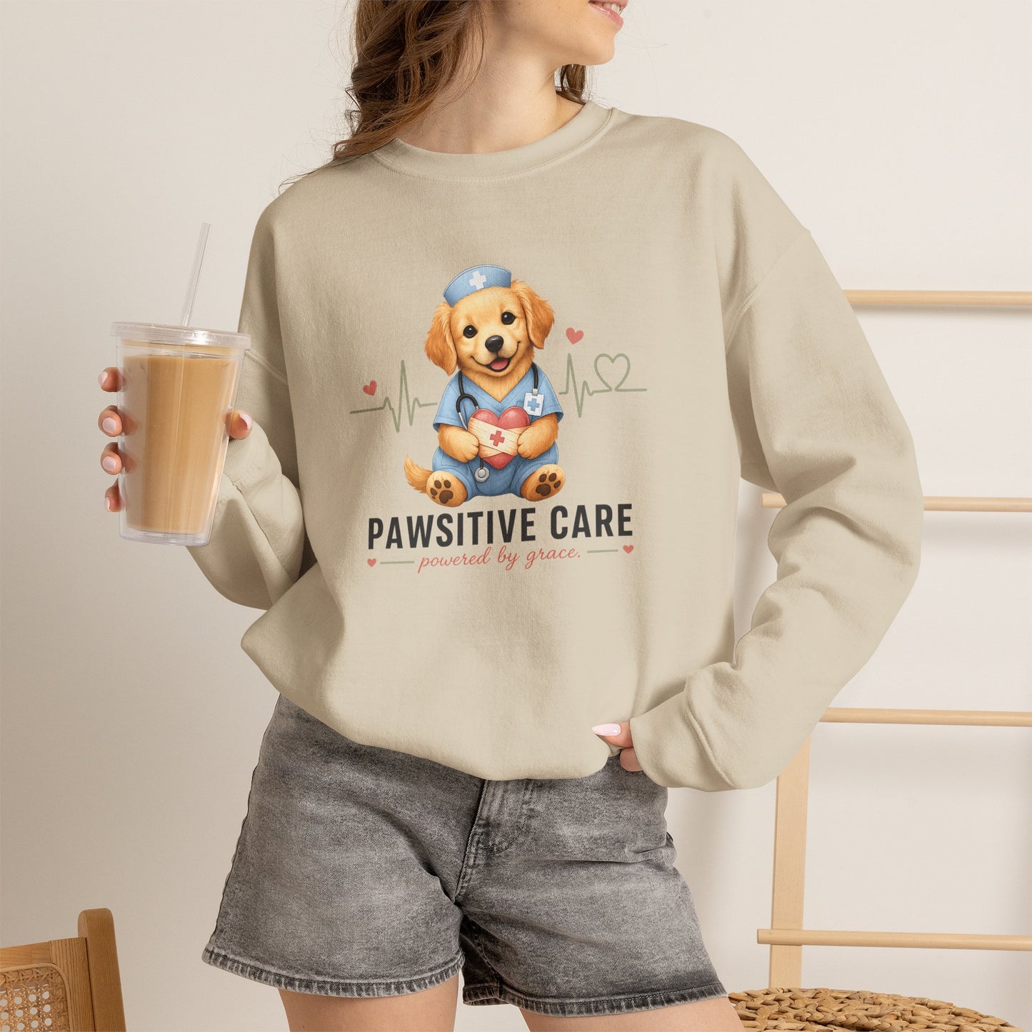 Pawsitive Care | Crewneck Sweatshirt