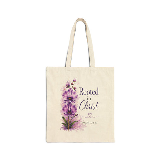 Rooted in Christ | Canvas Tote Bag