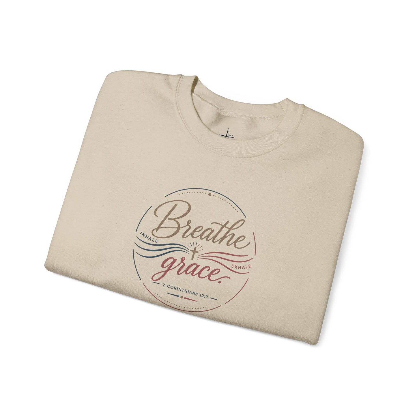 Breathe Grace | Crewneck Sweatshirt