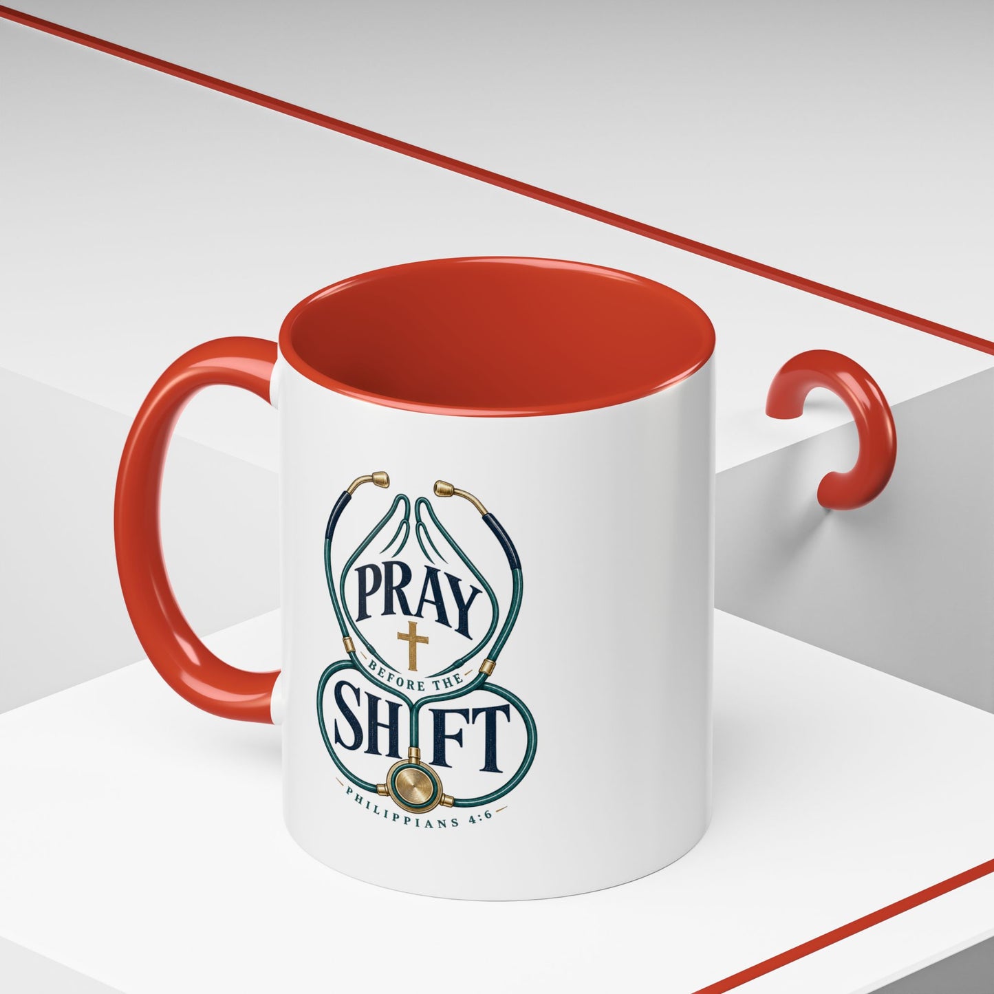 Pray Before The Shift | Ceramic Coffee Mug