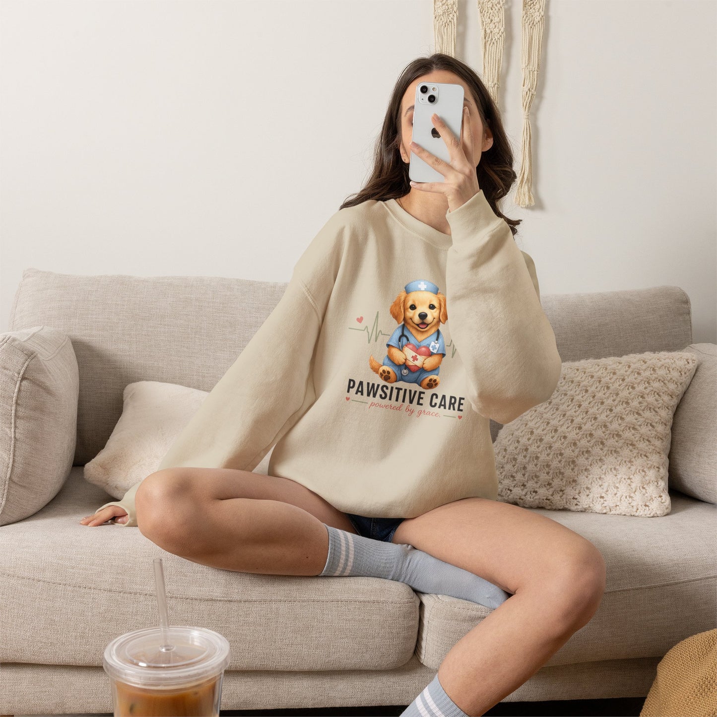 Pawsitive Care | Crewneck Sweatshirt