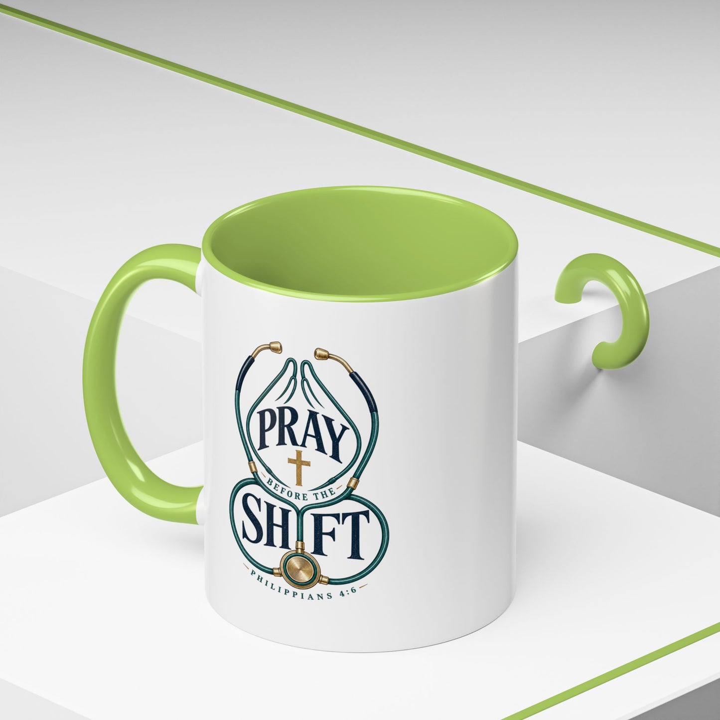 Pray Before The Shift | Ceramic Coffee Mug