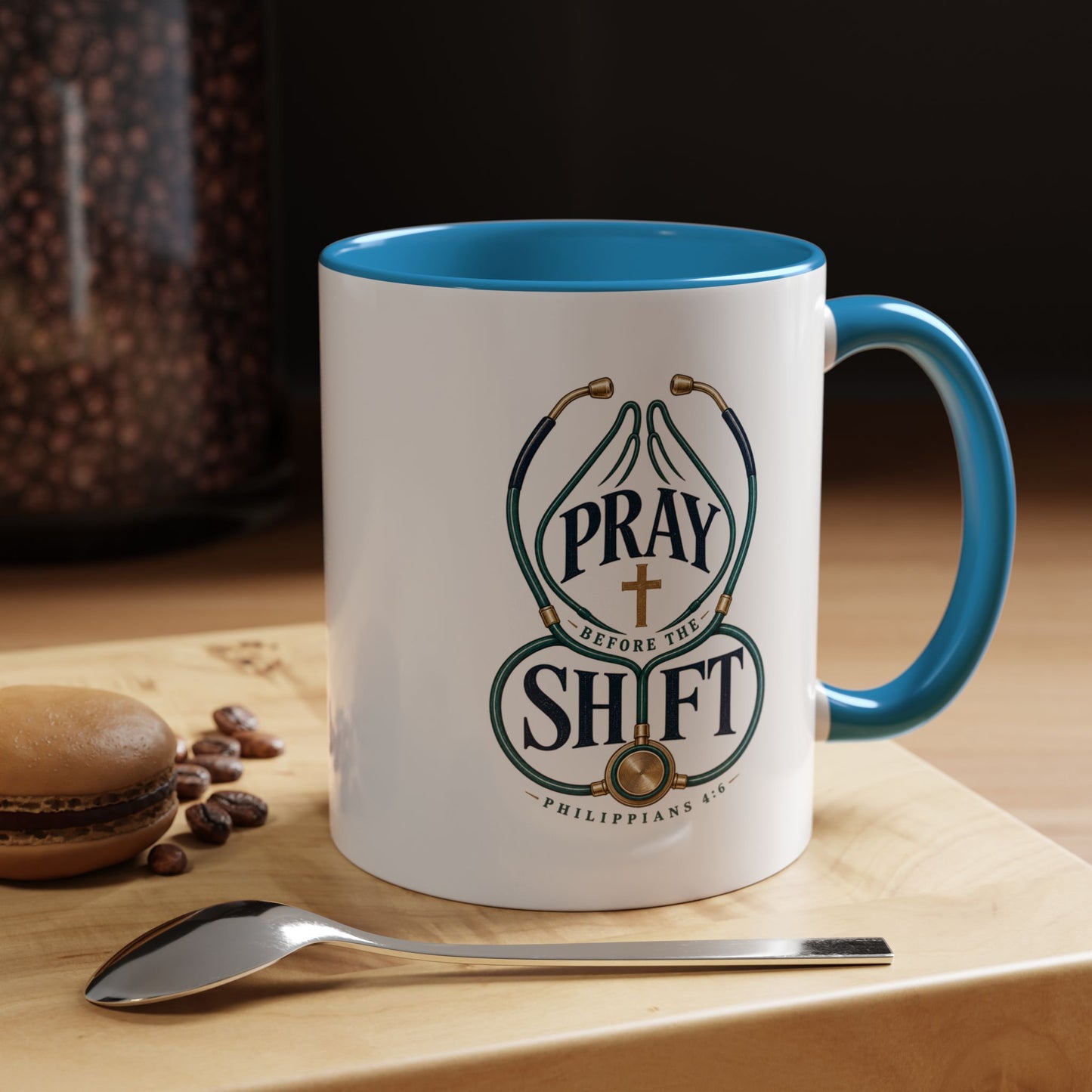 Pray Before The Shift | Ceramic Coffee Mug