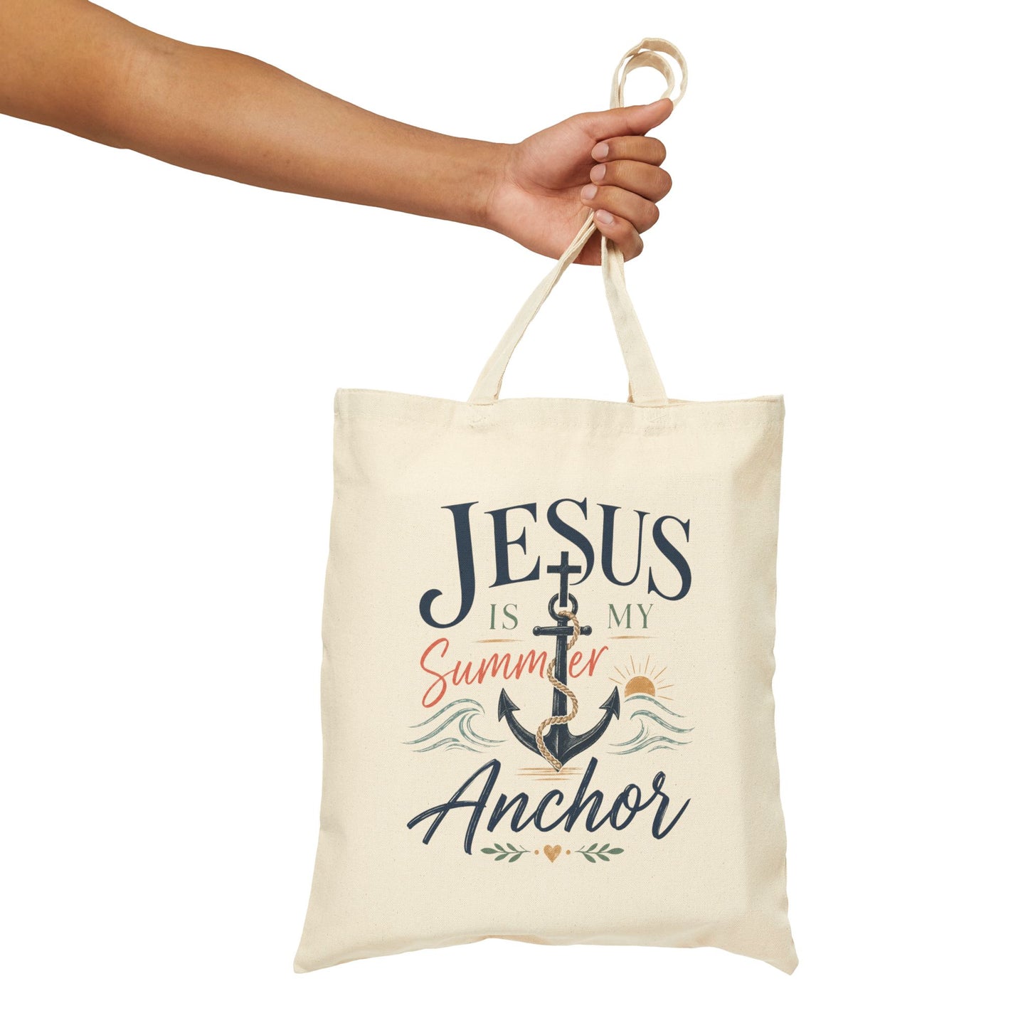 Jesus Is My Summer Anchor | Tote Bag