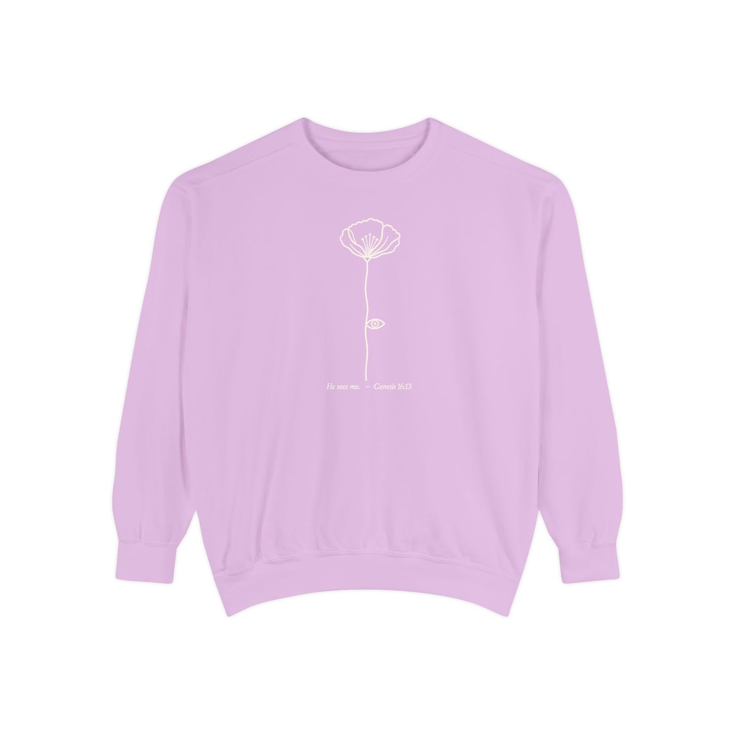 He Sees Me DTG Women's Sweatshirt