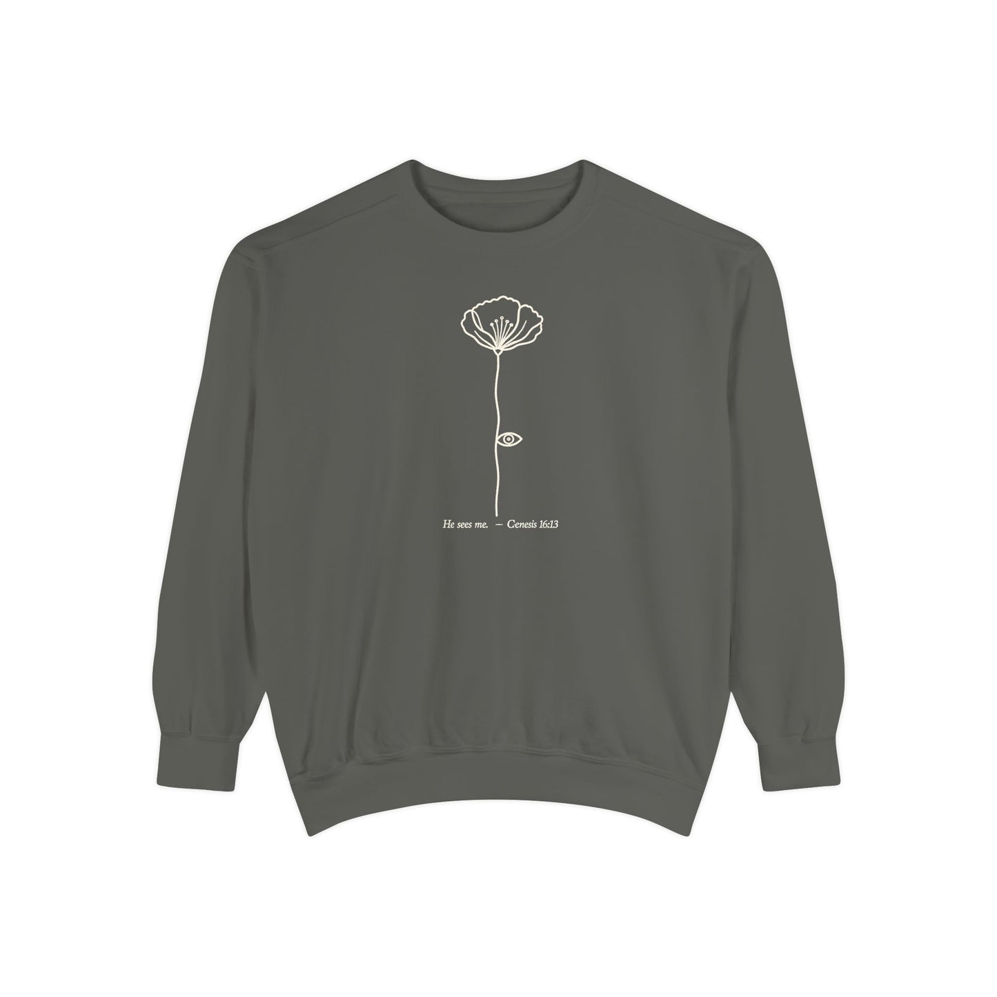 He Sees Me DTG Women's Sweatshirt