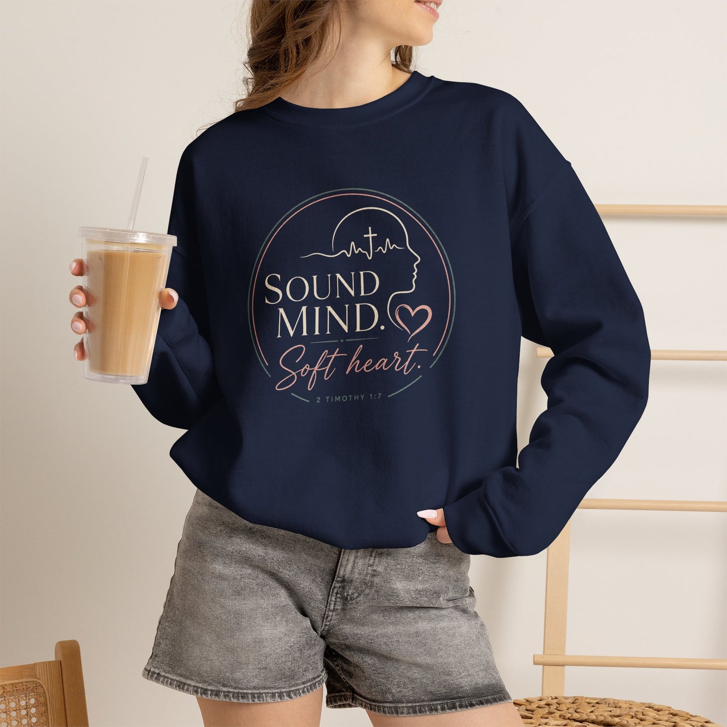 Sound Mind Soft Heart | Crewneck Sweatshirt