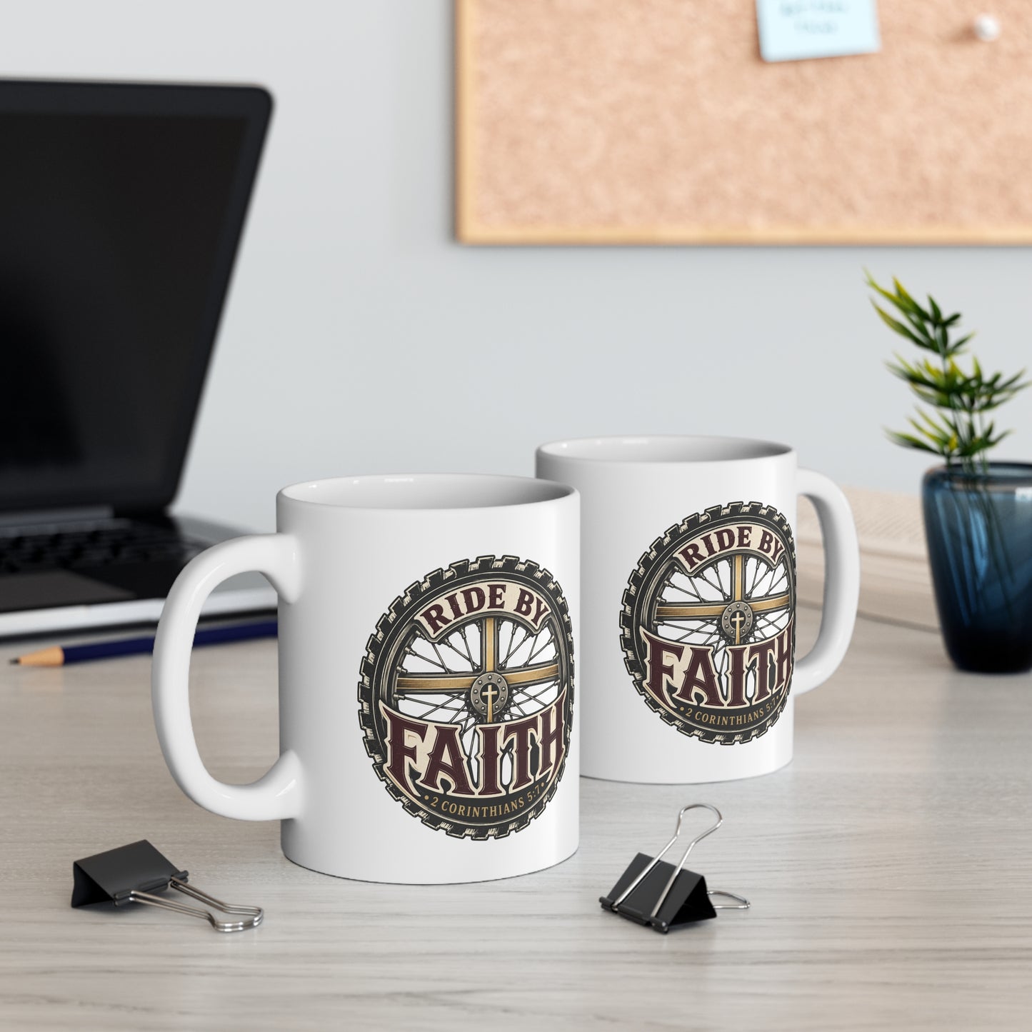 Ride By Faith | Ceramic Coffee Mug