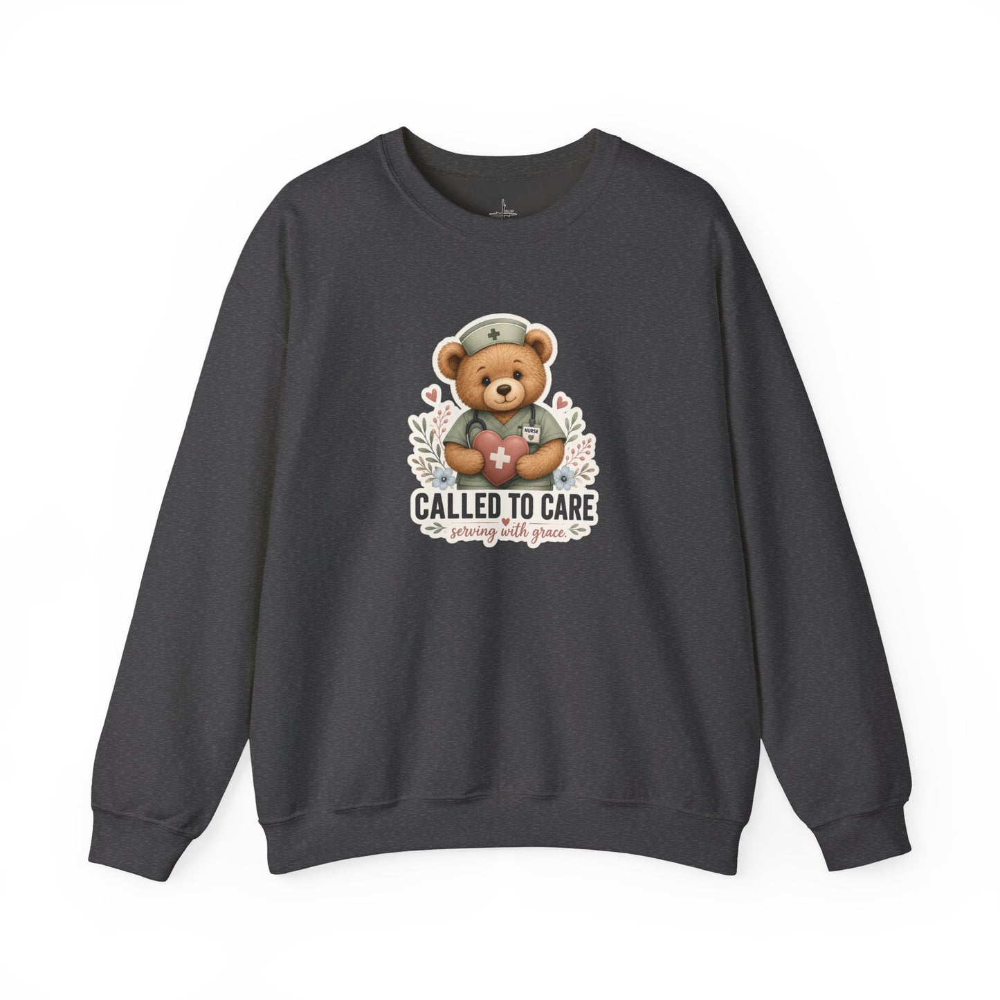 Called To Care Christian Nurse Graphic Crewneck Sweatshirt